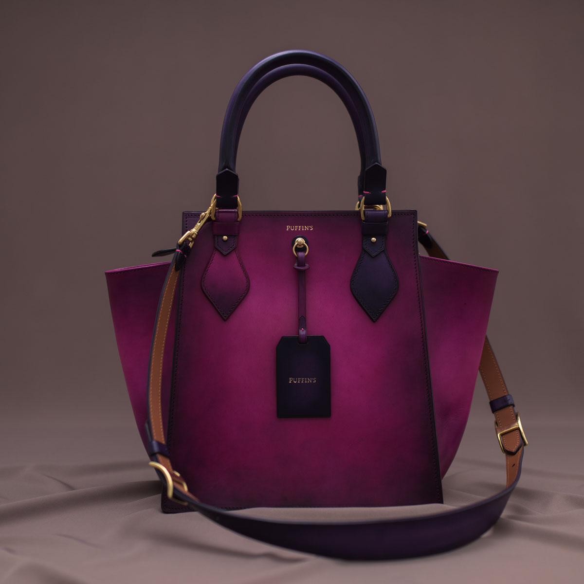 Жіноча сумка PURE Medium: Violet Ink & Magenta