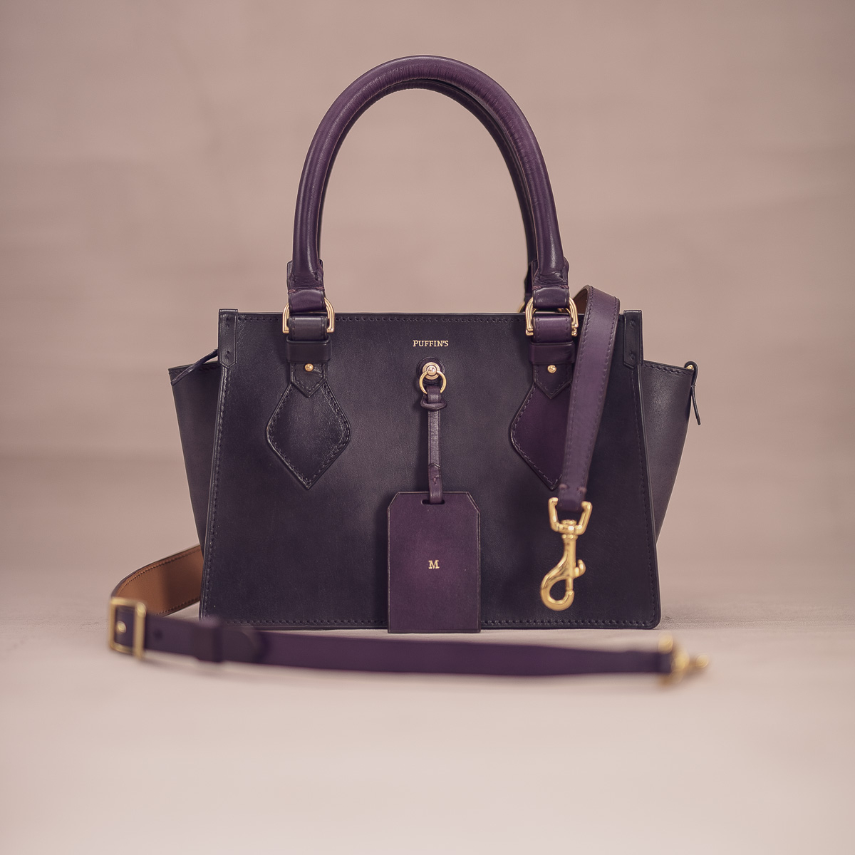 Компактна жіноча сумка FLAIR: Plum & Fig Gray