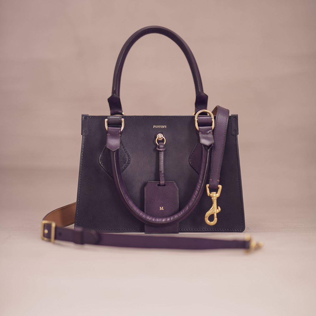Компактна жіноча сумка FLAIR: Plum & Fig Gray