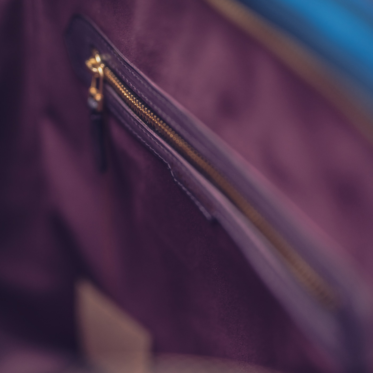 CALATRAVA Shopper, чоловіча шкіряна сумка-шопер: Plum Wine & Sapphire Blue