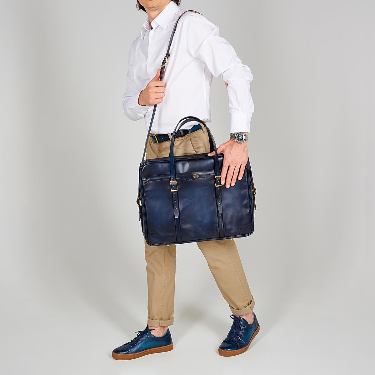 портфель dapper 17" синий глубокий 