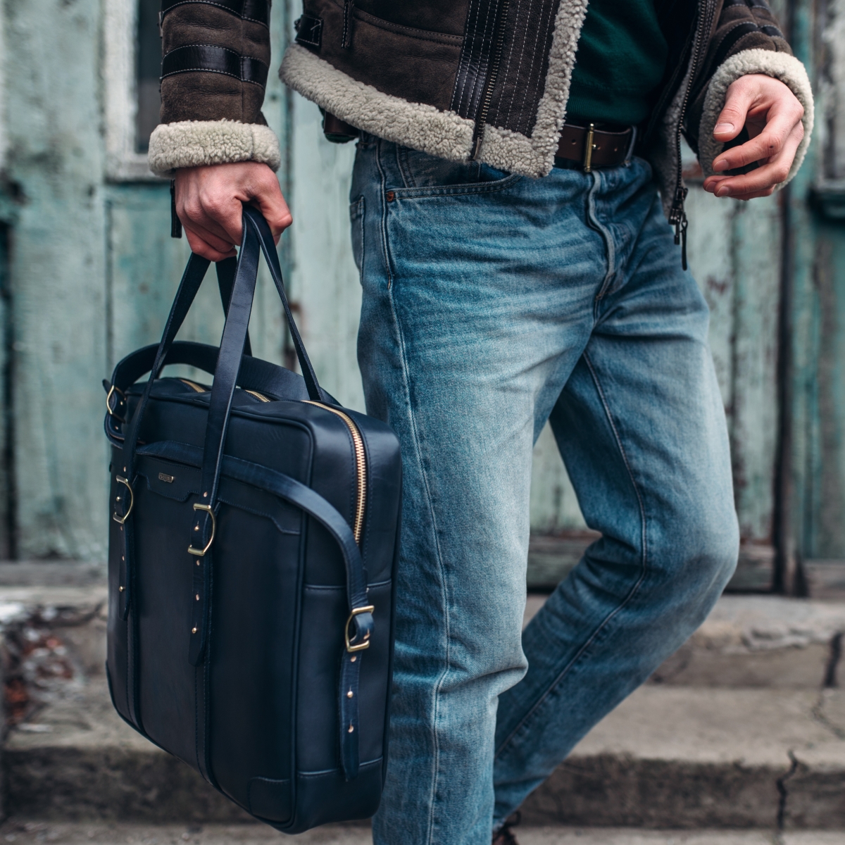 портфель dapper 17" синий глубокий 