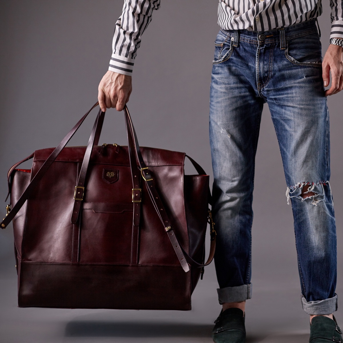 дорожная сумка weekender бордо 