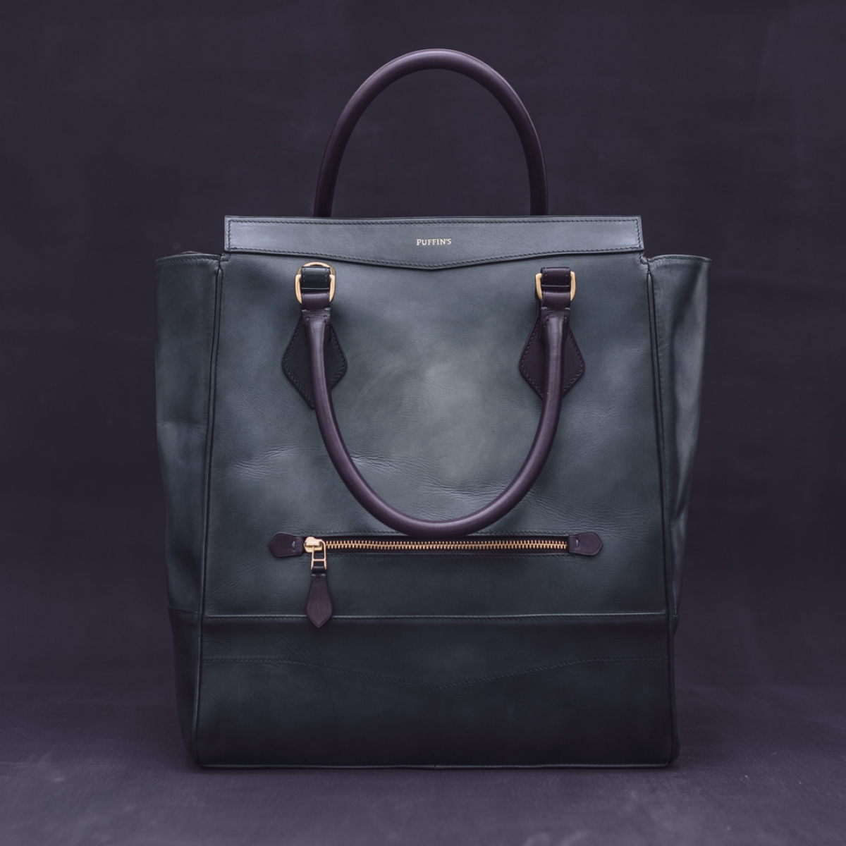 CALATRAVA Shopper, чоловіча шкіряна сумка-шопер: Fig & Juniper