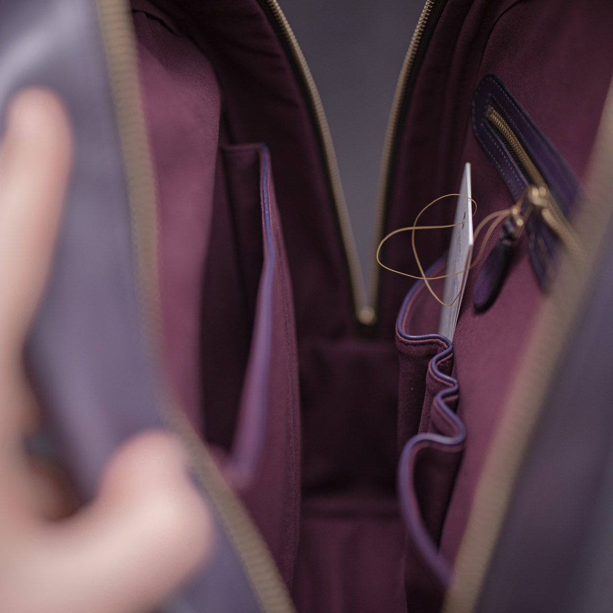 CITY Backpack: Juniper & Fig Gray