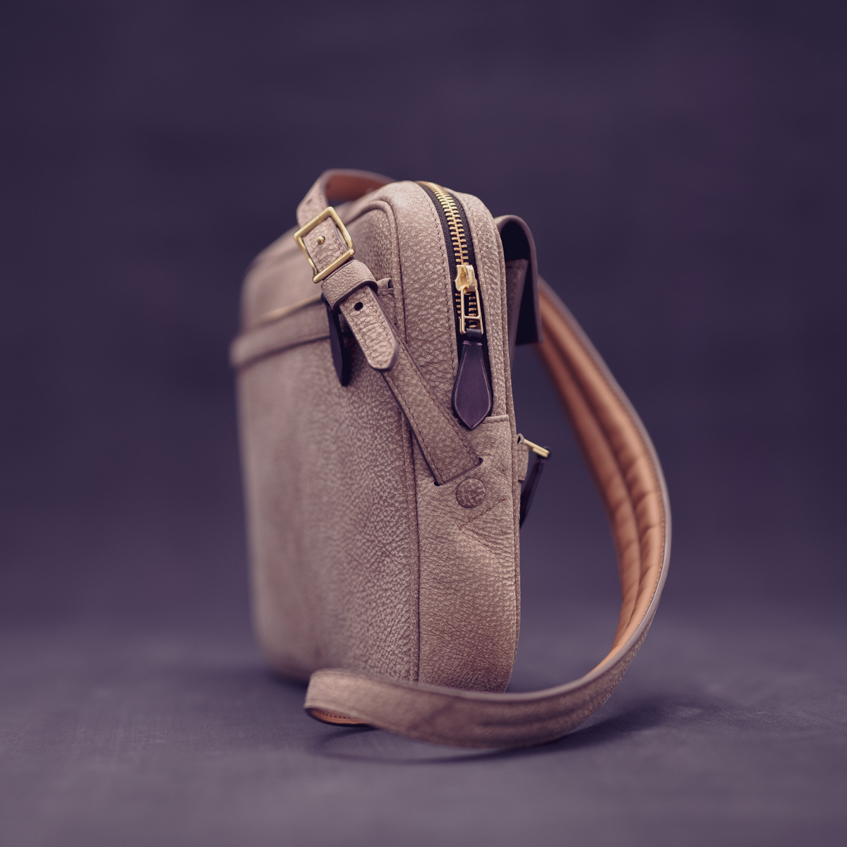 Сумка через плече TITE Street: Cappuccino Bull Leather