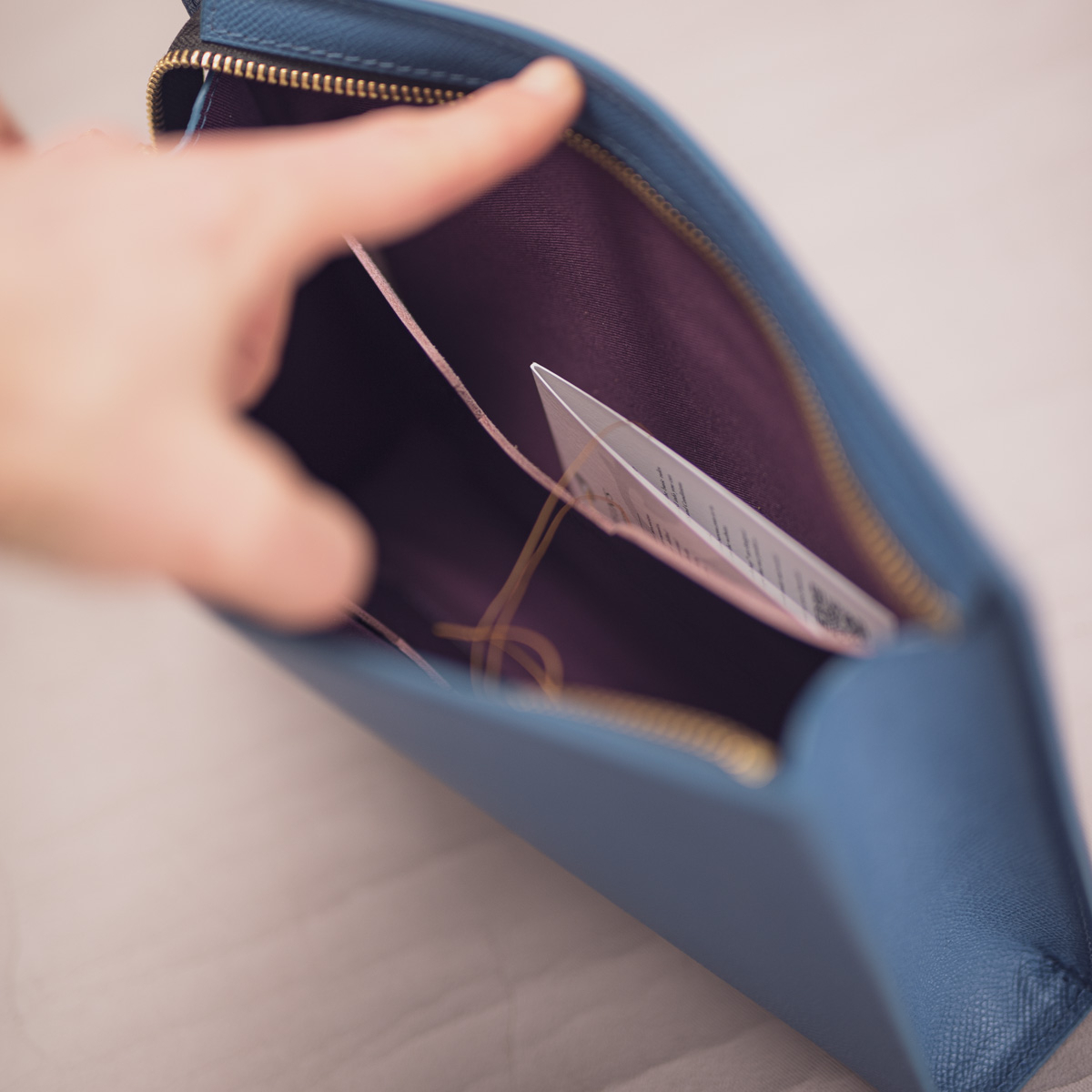 Клатч TIDY 2619 зі шкіри saffiano